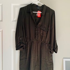 Forever 21 Dressy Satin TShirt Dress
